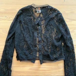 Jean Paul gaultier vintage net mesh top XS